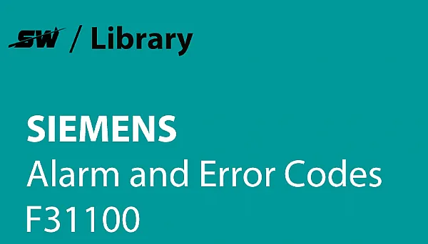 Come risolvere l'allarme Siemens F31100?