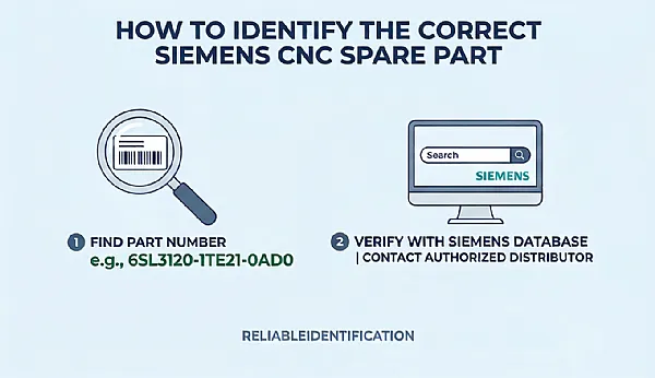 Come individuare il ricambio CNC Siemens corretto