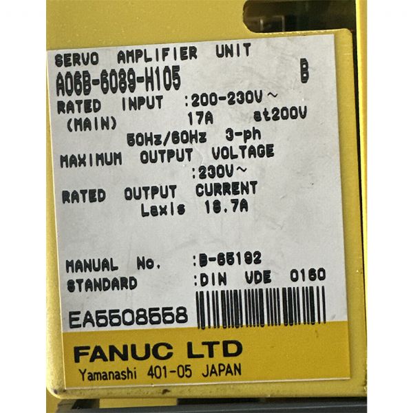 A06B-6089-H105 - 60908