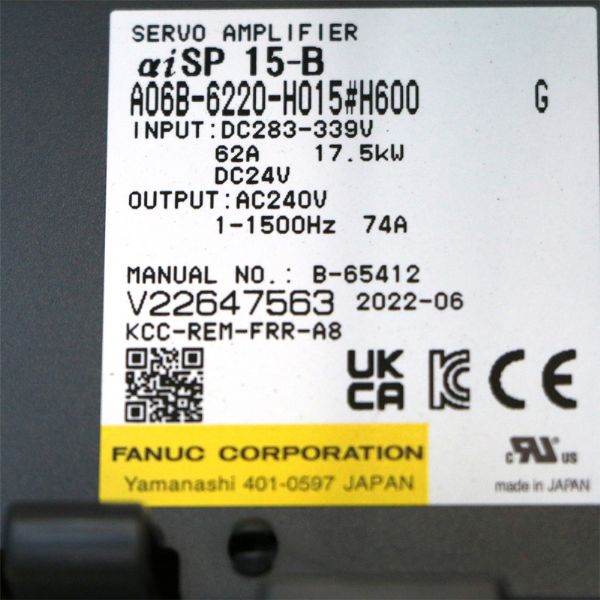 A06B-6220-H015#H600 - 61762