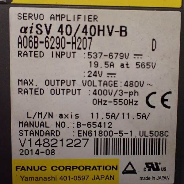 A06B-6290-H207 - 62012