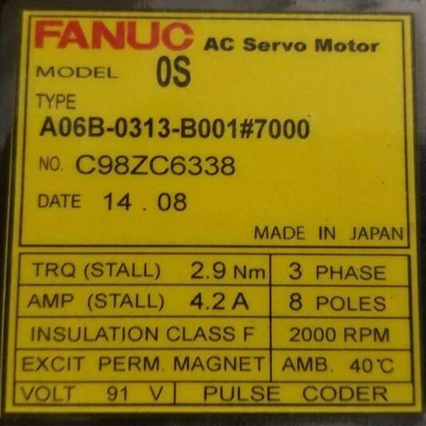 A06B-0313-B001#7000 - 62358