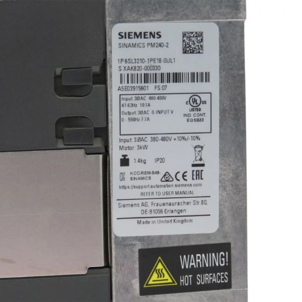 6SL3210-1PE18-0UL1 - 63306