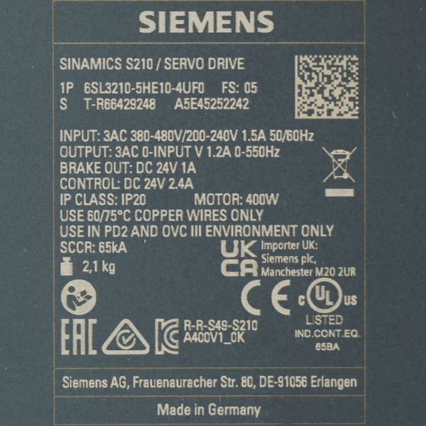 6SL3210-5HE10-4UF0 - 63442