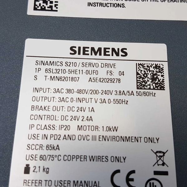 6SL3210-5HE11-0UF0 - 63444