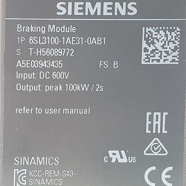 6SL3100-1AE31-0AB1 - 63470