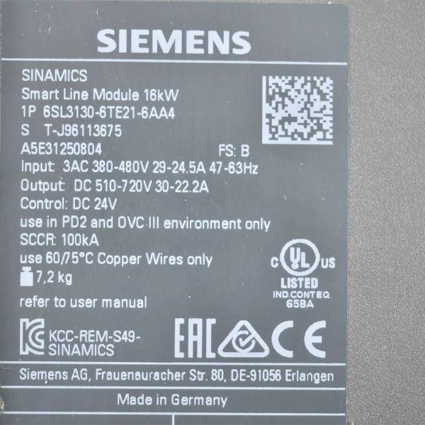 6SL3130-6TE21-6AA4 - 67364