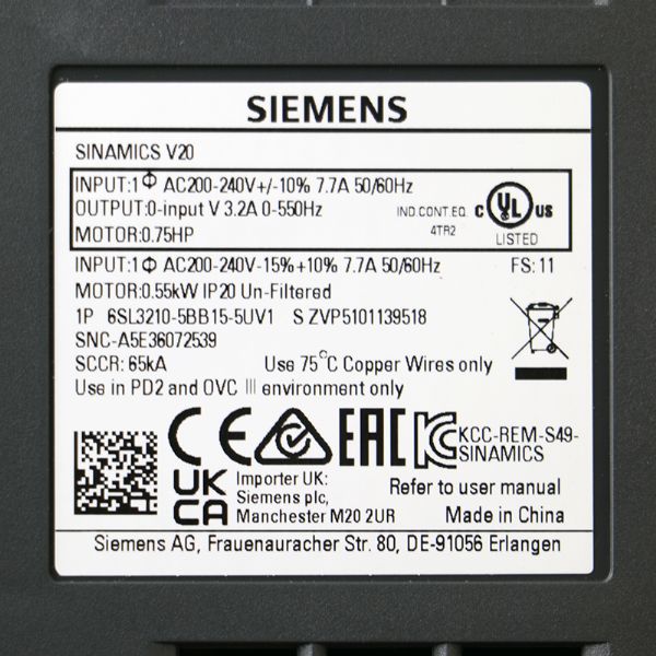 6SL3210-5BB15-5UV1 - 61568