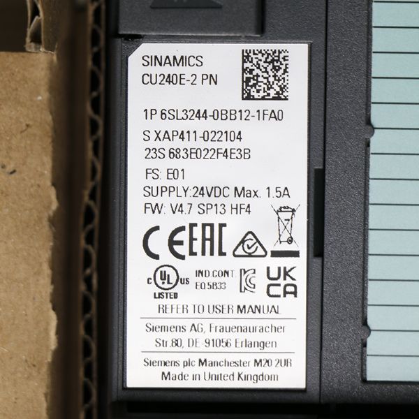 6SL3244-0BB12-1FA0 - 61672